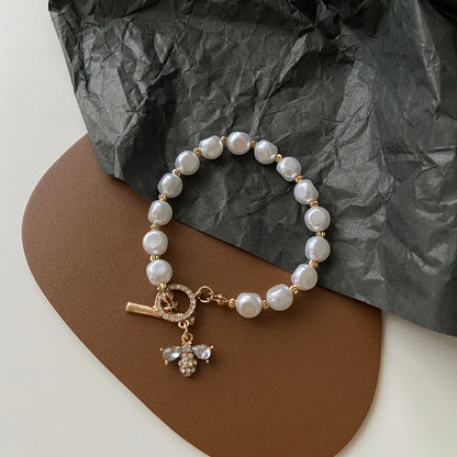 Chelsea Pearl Pendant Bracelet